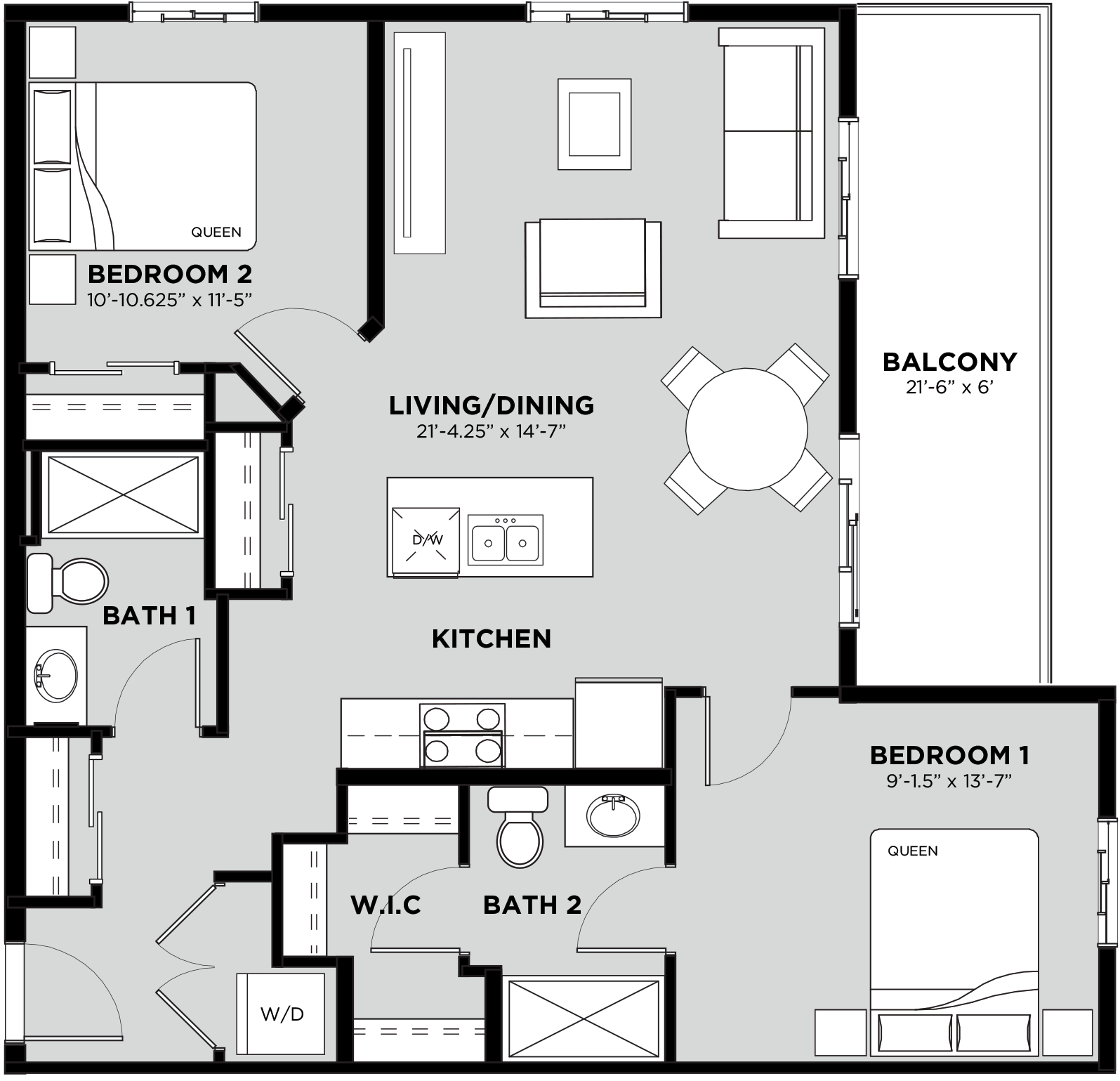 Suite 110 Floorplan