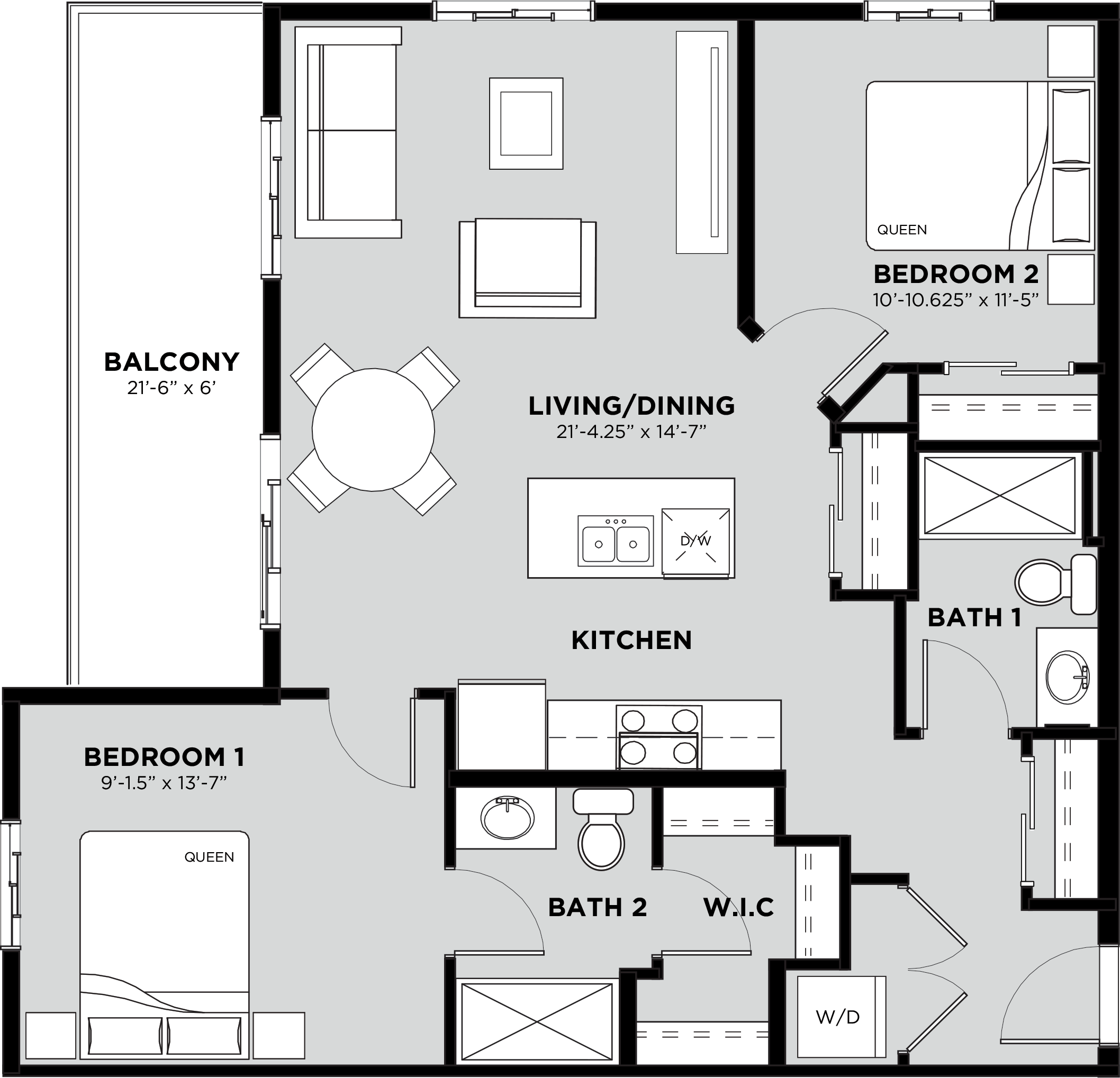 Suite 203 Floorplan