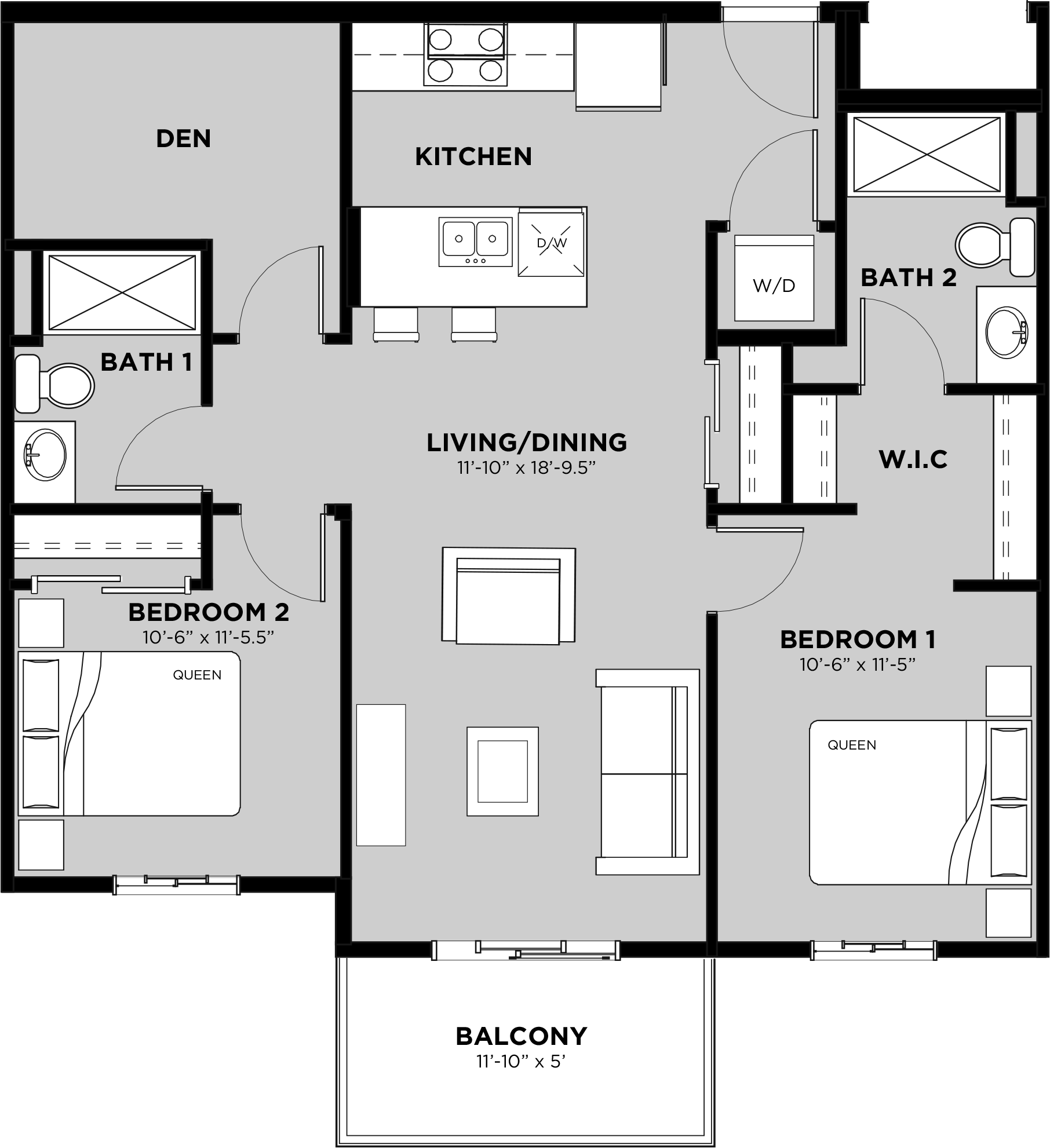 Suite 206 Floorplan