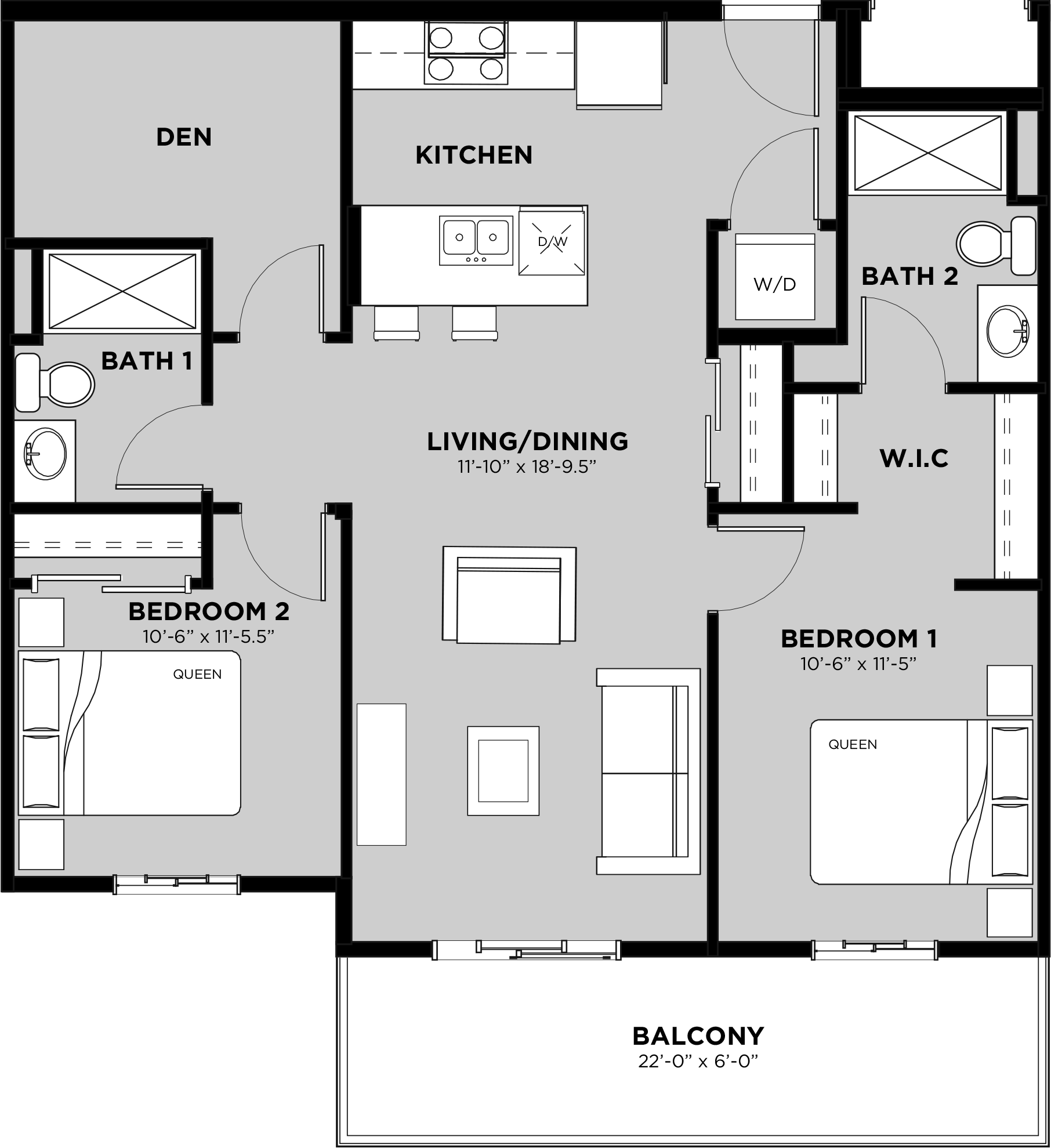 Suite 406 Floorplan