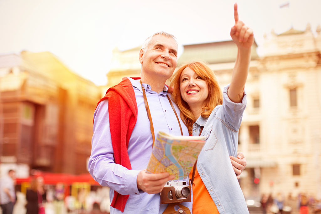 Seniors travelling
